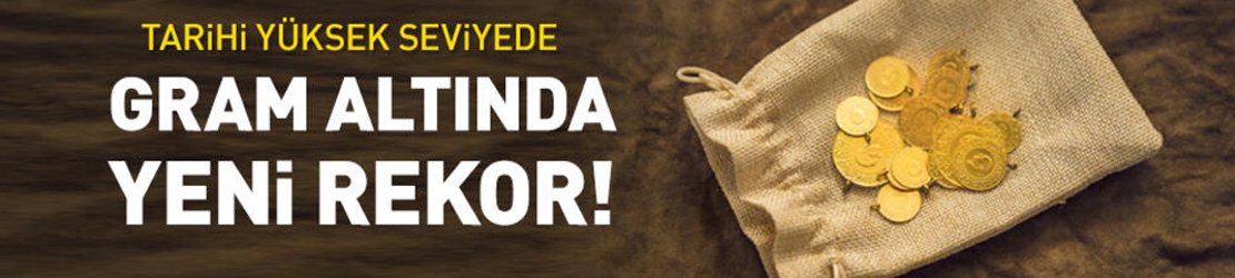 Gram altında yeni rekor